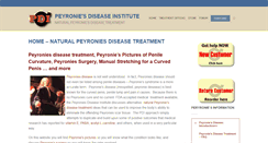 Desktop Screenshot of peyronies-disease-help.com